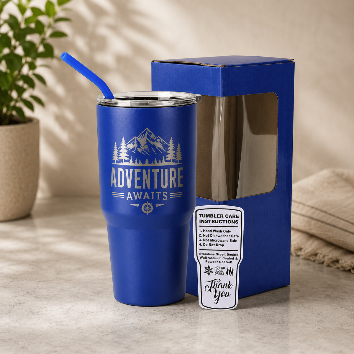 30oz CLASSIC POWDER COATED TUMBLER
