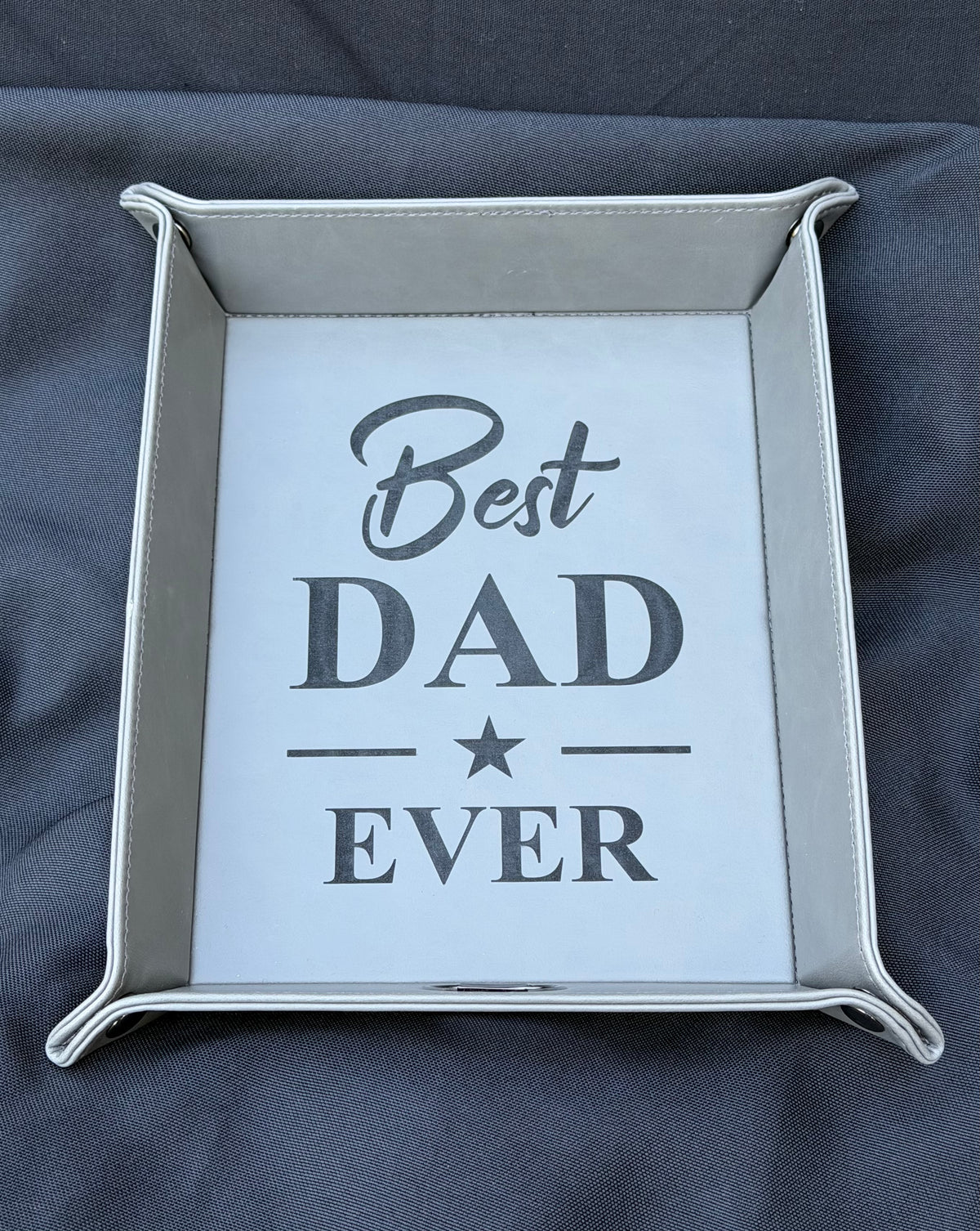 Personalized Premium Leatherette® Snap Valet Tray