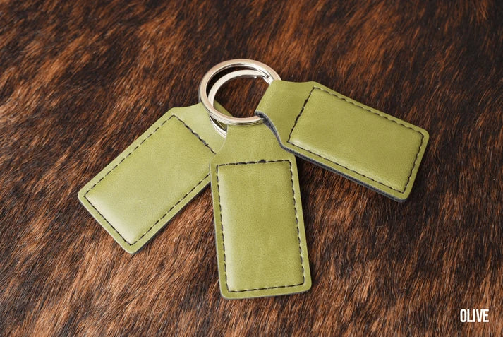 Personalized Premium Leatherette® Keychain