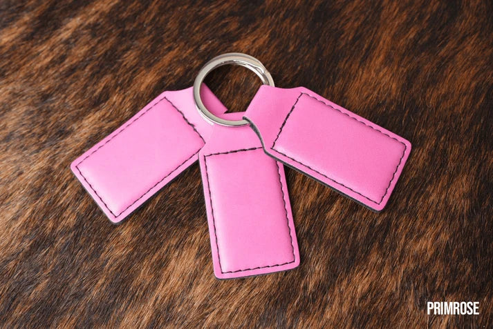 Personalized Premium Leatherette® Keychain