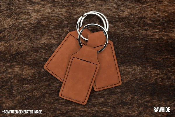Personalized Premium Leatherette® Keychain